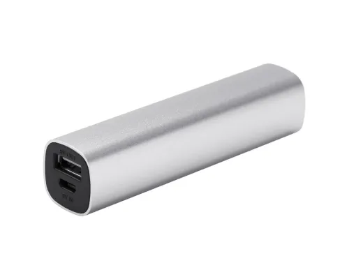 Внешний аккумулятор Easy Metal 2200 мАч, серебристый Внешний аккумулятор Easy Metal 2200 мАч, серебристый