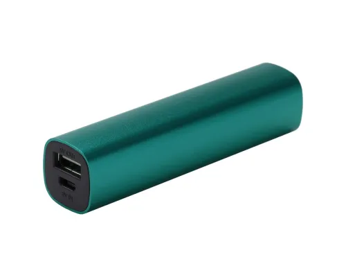 Внешний аккумулятор Easy Metal 2200 мАч, зеленый Внешний аккумулятор Easy Metal 2200 мАч, зеленый