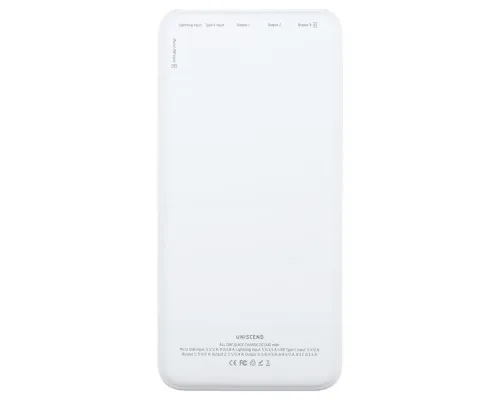 Аккумулятор Uniscend All Day Quick Charge PD 20000 мAч, белый