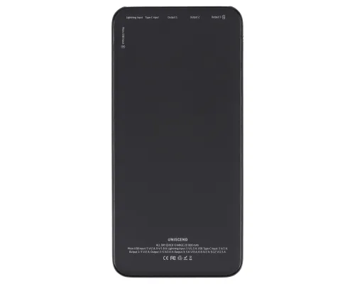 Аккумулятор Uniscend All Day Quick Charge PD 20000 мAч, черный Аккумулятор Uniscend All Day Quick Charge PD 20000 мAч, черный