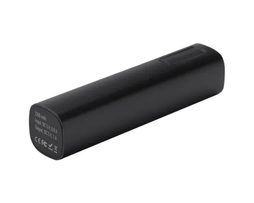 Внешний аккумулятор Easy Metal 2200 мАч, черный Внешний аккумулятор Easy Metal 2200 мАч, черный