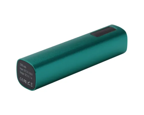 Внешний аккумулятор Easy Metal 2200 мАч, зеленый Внешний аккумулятор Easy Metal 2200 мАч, зеленый