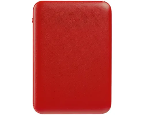Внешний аккумулятор Uniscend Full Feel 5000 mAh, красный Внешний аккумулятор Uniscend Full Feel 5000 mAh, красный