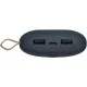 Аккумулятор с беспроводной зарядкой Pebble Wireless 9000 мАч, серо-синий