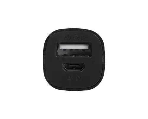 Внешний аккумулятор Easy Metal 2200 мАч, черный Внешний аккумулятор Easy Metal 2200 мАч, черный