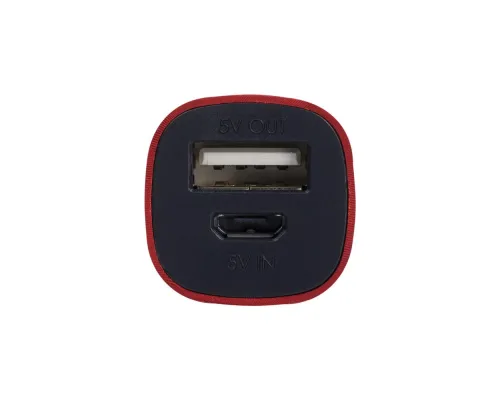 Внешний аккумулятор Easy Metal 2200 мАч, красный Внешний аккумулятор Easy Metal 2200 мАч, красный