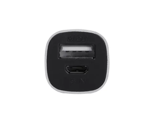 Внешний аккумулятор Easy Metal 2200 мАч, серебристый Внешний аккумулятор Easy Metal 2200 мАч, серебристый