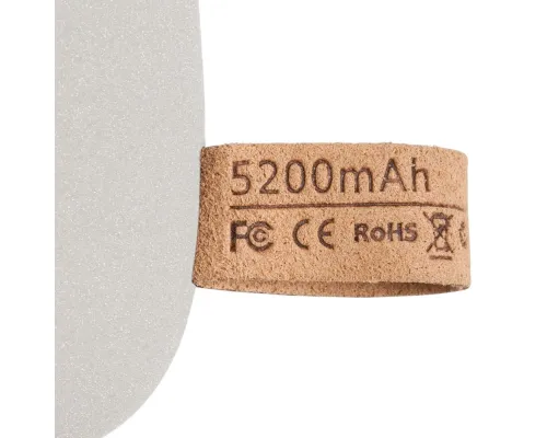 Внешний аккумулятор Pebble 5200 мАч, светло-серый
