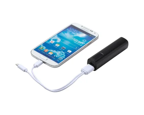 Внешний аккумулятор Easy Metal 2200 мАч, черный Внешний аккумулятор Easy Metal 2200 мАч, черный