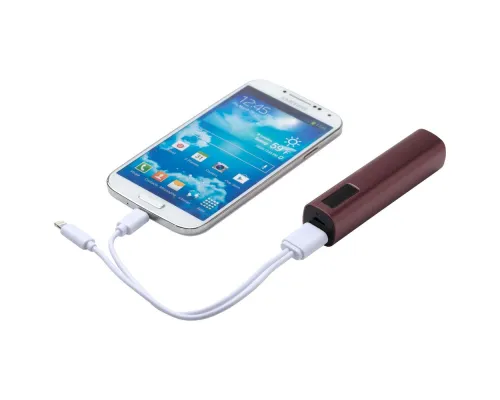 Внешний аккумулятор Easy Metal 2200 мАч, коричневый Внешний аккумулятор Easy Metal 2200 мАч, коричневый