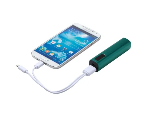 Внешний аккумулятор Easy Metal 2200 мАч, зеленый Внешний аккумулятор Easy Metal 2200 мАч, зеленый