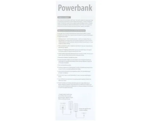 Внешний аккумулятор Easy Trick, 4000 мАч, белый Внешний аккумулятор Easy Trick, 4000 мАч, белый