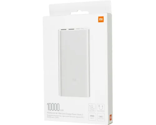Внешний аккумулятор Mi Power Bank 3, 10000 мАч, сине-черный Внешний аккумулятор Mi Power Bank 3, 10000 мАч, сине-черный