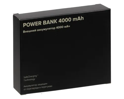 Внешний аккумулятор Easy Trick, 4000 мАч, белый Внешний аккумулятор Easy Trick, 4000 мАч, белый