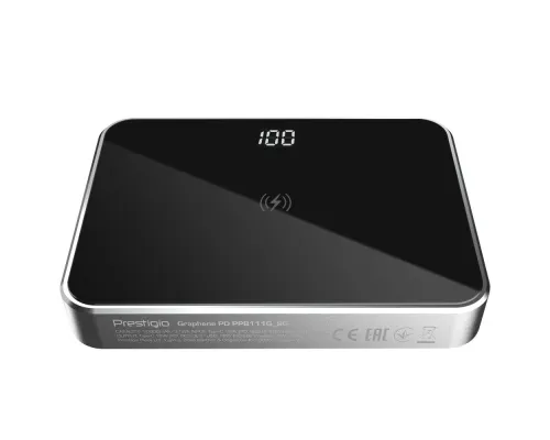 Графеновый аккумулятор Graphene PD, 10000 мАч, черный Графеновый аккумулятор Graphene PD, 10000 мАч, черный