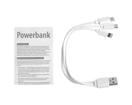 Внешний аккумулятор Uniscend Full Feel 10000 мАч с индикатором, белый Внешний аккумулятор Uniscend Full Feel 10000 мАч с индикатором, белый