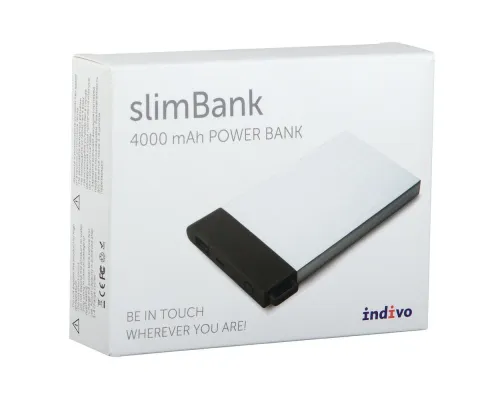Внешний аккумулятор slimBank 4000 мАч