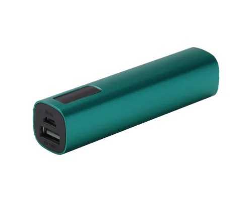 Внешний аккумулятор Easy Metal 2200 мАч, зеленый Внешний аккумулятор Easy Metal 2200 мАч, зеленый