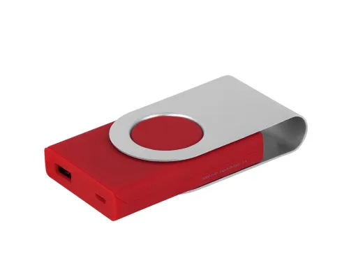 Внешний аккумулятор Twist 4000 mAh, красный Внешний аккумулятор Twist 4000 mAh, красный