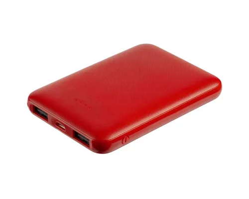 Внешний аккумулятор Uniscend Full Feel 5000 mAh, красный Внешний аккумулятор Uniscend Full Feel 5000 mAh, красный