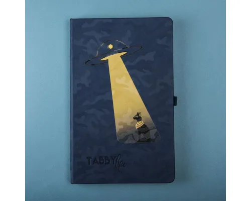 Бизнес-блокнот Tabby Justy, твердая обложка, в линейку, темно-синий