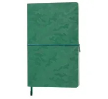 Бизнес-блокнот Tabby Franky, гибкая обложка, в клетку, зеленый