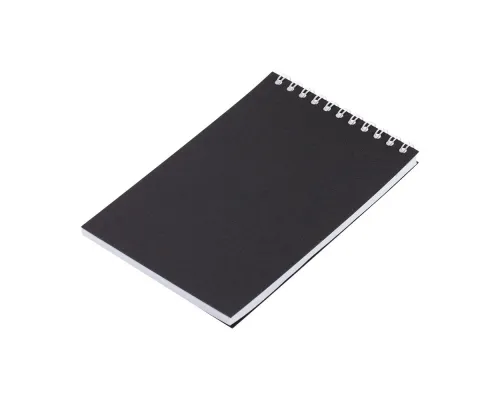 Блокнот Nettuno mini в клетку, черный