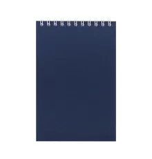 Блокнот Nettuno mini в клетку, синий