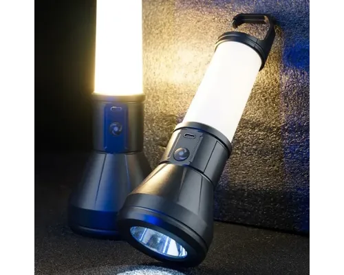 Фонарь Tools Amelia, пластиковый, аккумуляторный, с зарядкой type-c,  черный