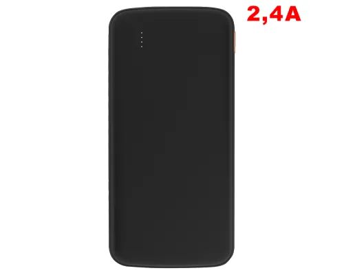 Внешний аккумулятор «Universal», 10 000 mAH, 5V 2.4 A, черный