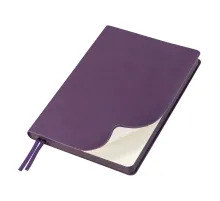 Ежедневник Flexy Soft Touch Latte А5, фиолетовый, недатированный, в гибкой обложке