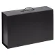 Подарочная коробка, размер 39*26,3*11 см, Solution Prestige Big Case Soft с магнитным клапаном и ручкой , с EVA ложементом 36,8*25,1*4 см под индивидуальную вырубку  , черная,