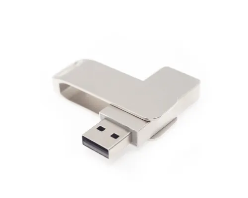 Флеш накопитель Bergamo, USB 2.0 16GB, металл, серебро Флеш накопитель Bergamo, USB 2.0 16GB, металл, серебро