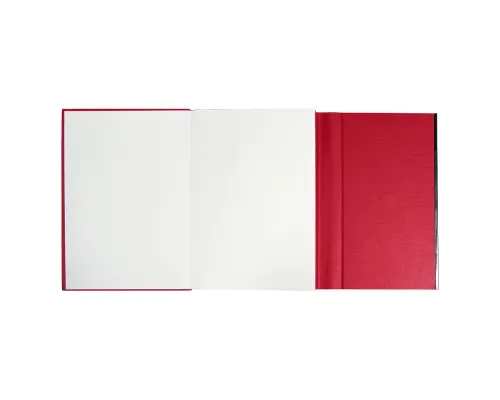 Ежедневник Alfa Bird Petrus A5, красный, недатированный, в твердой обложке с металлическим элементом