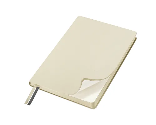 Ежедневник Flexy Velours de soie  А5, бежевый, недатированный, в гибкой обложке