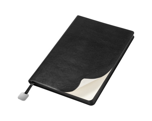 Ежедневник в суперобложке Country Leather Sky A5+ из нат. кожи, черный, недатированный, с магнитным клапаном, в подарочной коробке Ежедневник в суперобложке Country Leather Sky A5+ из нат. кожи, черный, недатированный, с магнитным клапаном, в подарочной коробке