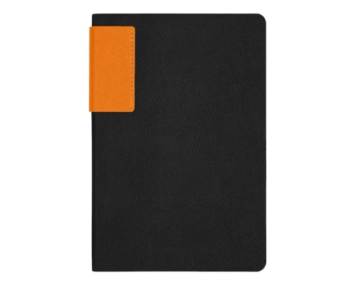Ежедневник Flexy Star Sivilia Black Edition Color А5, черно-оранжевый, недатированный, в гибкой обложке