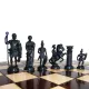 Шахматы Спартанцы 139 sparta, Madon Польша, - игровые фигуры из пластика в наборе с деревянной шахматной доской
