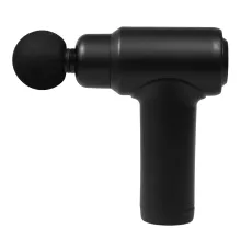 Перкуссионный массажер Relax Tone, вибрационный, для тела, со сменными насадками, черный