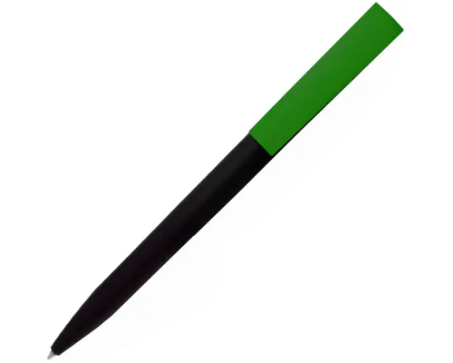 Ручка шариковая, пластиковая софт-тач, Zorro Color Mix, черная/зеленая 348 Ручка шариковая, пластиковая софт-тач, Zorro Color Mix, черная/зеленая 348
