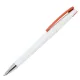 Ручка шариковая, пластиковая, белая/оранжевая Zorro Assembling