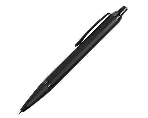 Ручка шариковая Moonlight Soft touch Mirror Silver Requis алюминиевая, черная