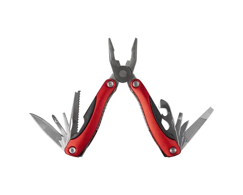 Мультитул Tools Birmingham (мультиинструмент) 11 в 1 c чехлом, в подарочной коробке, красный