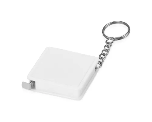 Брелок Tools рулетка Сантиметр, 1 м, белая, пластиковая