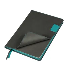 Ежедневник Flexy Freedom Latte А5, серый/бирюзовый, недатированный, в гибкой обложке