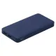Внешний аккумулятор (powerbank) «WeCharge Velvet», 10 000 mAH, 5V -2A , c цифровым дисплеем для контроля заряда, темно-синий