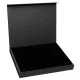 Подарочная коробка, размер 41,2*30,5*4,3 см, Solution Prestige Skyline Fabrique с магнитным клапаном, черная, с черным ложементом