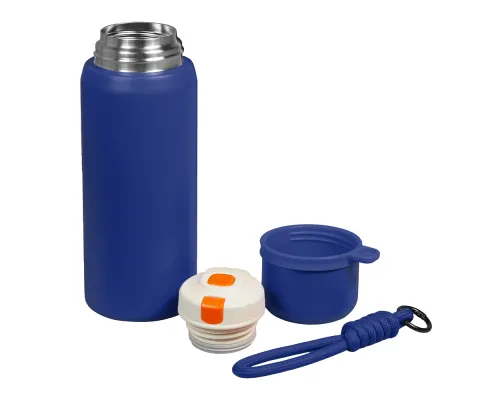 Термос вакуумный стальной La Vie с ремувкой  двухстеночный 500 мл матовый в подарочной упаковке, синий