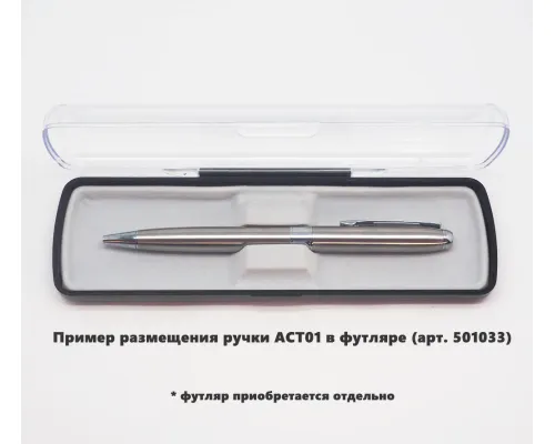 Ручка шариковая Gamma, металлическая, серебристая