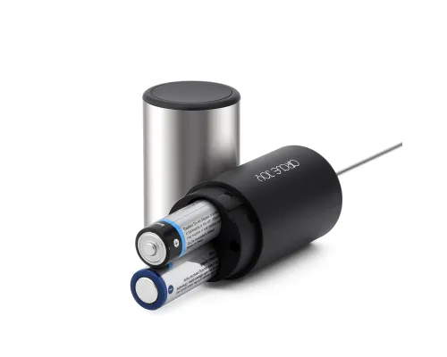 Вспениватель молока электрический с металлической подставкой, Circle Joy Silver Knight Series Electric Milk Frother, серебристый/черный Вспениватель молока электрический с металлической подставкой, Circle Joy Silver Knight Series Electric Milk Frother, серебристый/черный